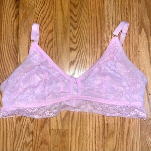 Auden Pink Lace Bralette 1X
